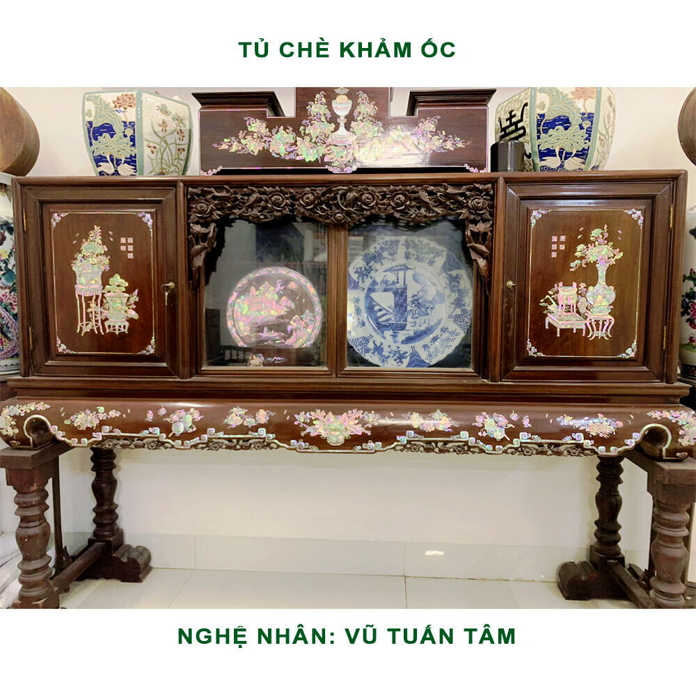 Tủ chè khảm ốc Tâm Trang