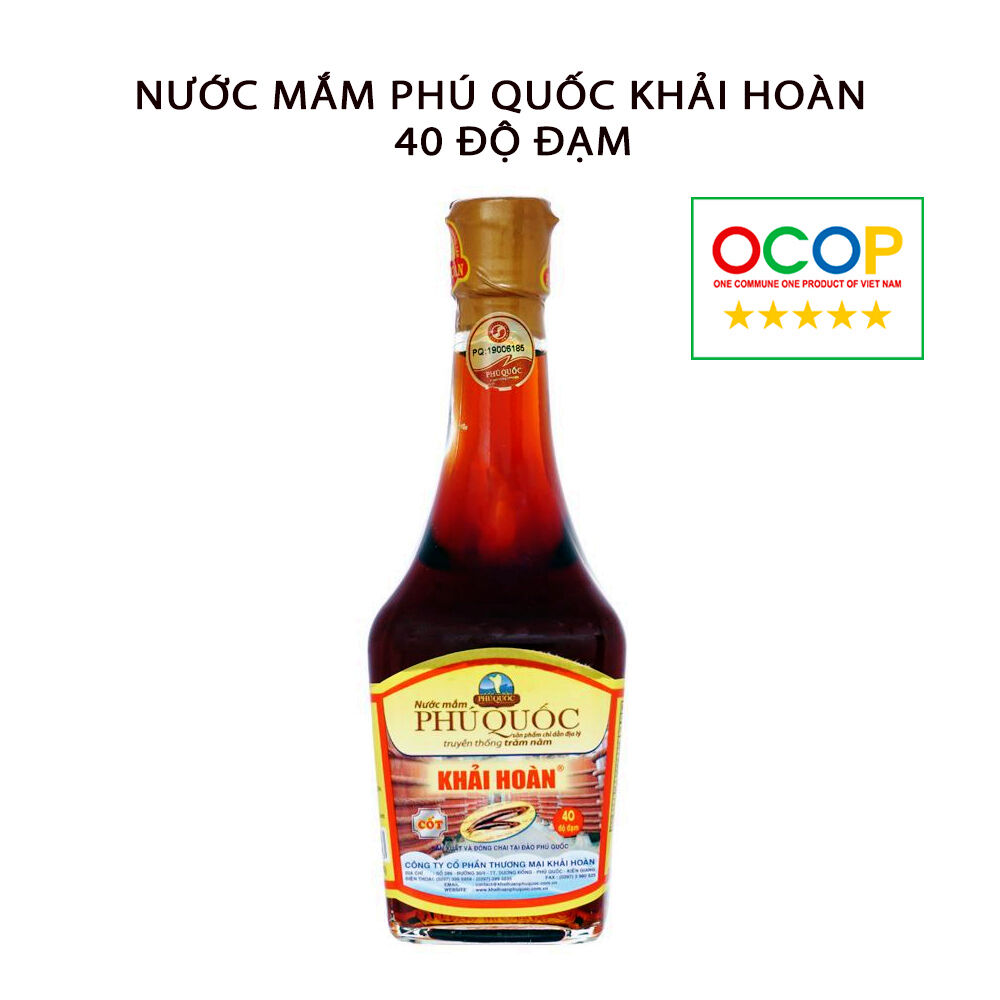 Nước mắm Phú Quốc Khải Hoàn 40 độ đạm